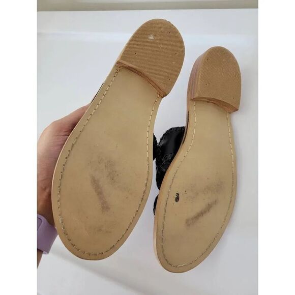 Palm Beach Jack Sandal in Black by Jack Rogers 6 $128 - Picture 6 of 7